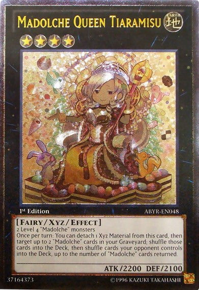 Madolche Queen Tiaramisu - ABYR-EN048 - Ultimate Rare - 1st Edition available at 401 Games Canada