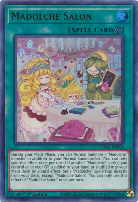 Madolche Salon - ETCO-EN064 - Ultra Rare - 1st Edition available at 401 Games Canada