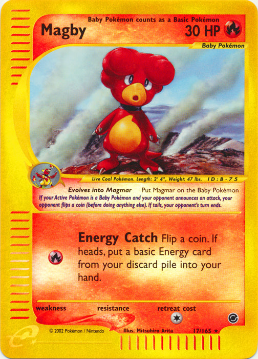 Magby - 17/165 - Holo - Reverse Holo available at 401 Games Canada