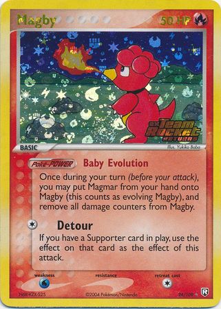 Magby - 24/109 - Rare - Reverse Holo available at 401 Games Canada