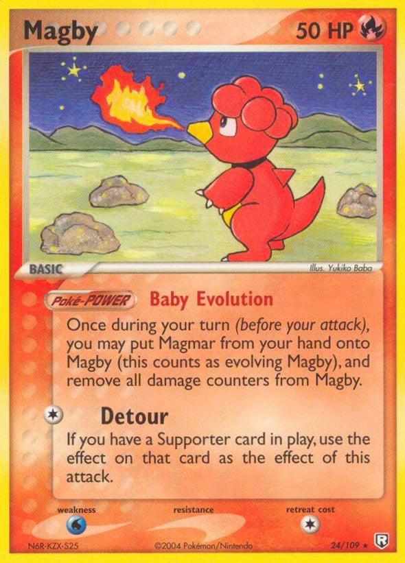 Magby - 24/109 - Rare available at 401 Games Canada