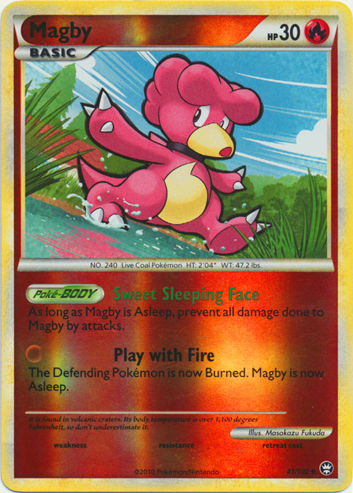 Magby - 41/102 - Uncommon - Reverse Holo available at 401 Games Canada