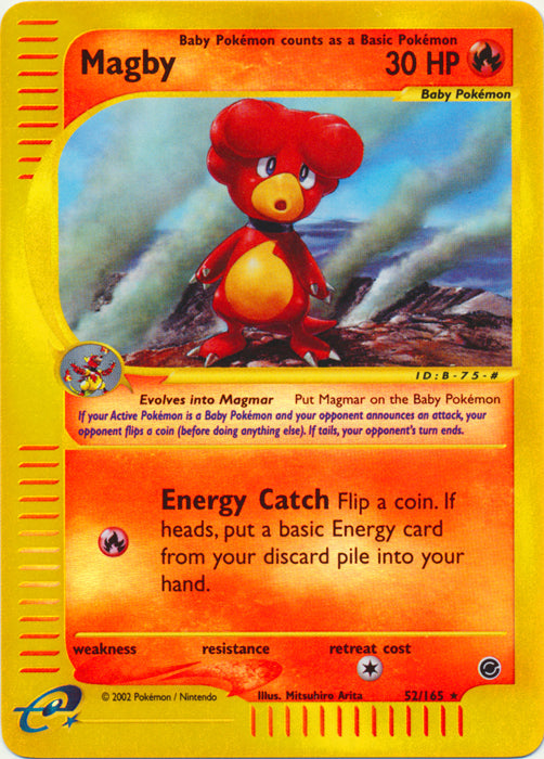 Magby - 52/165 - Rare - Reverse Holo available at 401 Games Canada