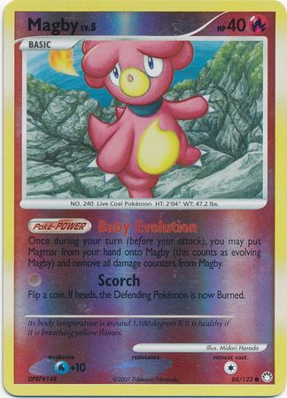 Magby - 88/123 - Common - Reverse Holo available at 401 Games Canada