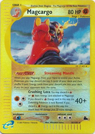 Magcargo - 18/144 - Rare - Reverse Holo available at 401 Games Canada