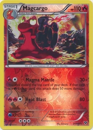 Magcargo - 21/146 - Rare - Reverse Holo available at 401 Games Canada