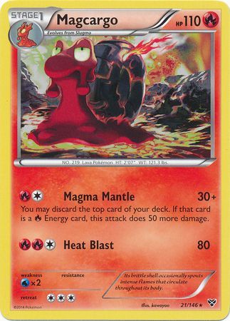 Magcargo - 21/146 - Rare available at 401 Games Canada