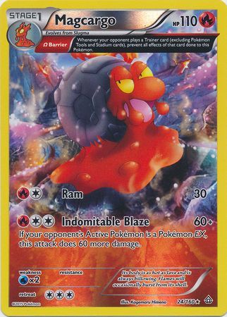 Magcargo - 24/160 - Rare - Reverse Holo available at 401 Games Canada