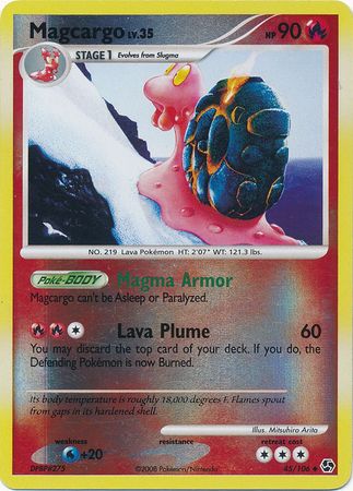 Magcargo - 45/106 - Uncommon - Reverse Holo available at 401 Games Canada