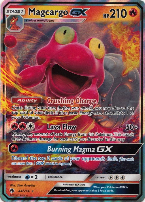 Magcargo GX - 44/214 - Ultra Rare available at 401 Games Canada