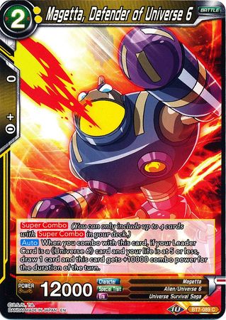 Magetta, Defender of Universe 6 - BT7-089 - Common available at 401 Games Canada