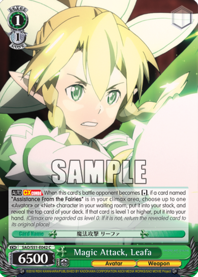 Magic Attack, Leafa - SAO/S51-E042 - Common available at 401 Games Canada