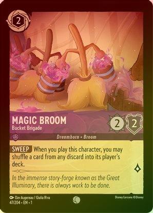 Magic Broom (Bucket Brigade) - 47/204 - Common (Foil) available at 401 Games Canada