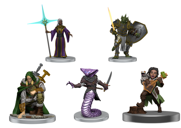 Magic: The Gathering Minis - Forgotten Realms - Adventuring Party Starter Set available at 401 Games Canada