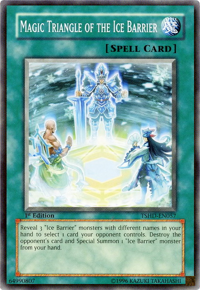 Magic Triangle of the Ice Barrier - TSHD-EN057 - Common - 1st Edition available at 401 Games Canada
