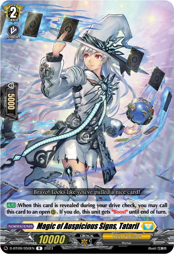Magic of Auspicious Signs, Tataril - D-BT09/050 - Rare available at 401 Games Canada