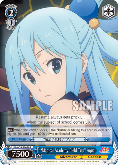 "Magical Academy Field Trip" Aqua - KS/W76-E104 - Promo available at 401 Games Canada