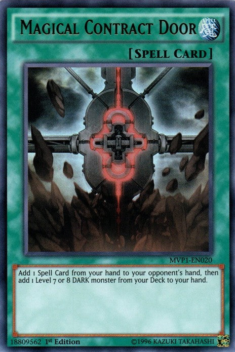 Magical Contract Door - MVP1-EN020 - Ultra Rare - 1st Edition available at 401 Games Canada