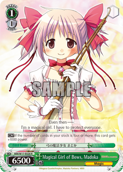 Magical Girl of Bows, Madoka - MM/W17-E026 - Rare available at 401 Games Canada