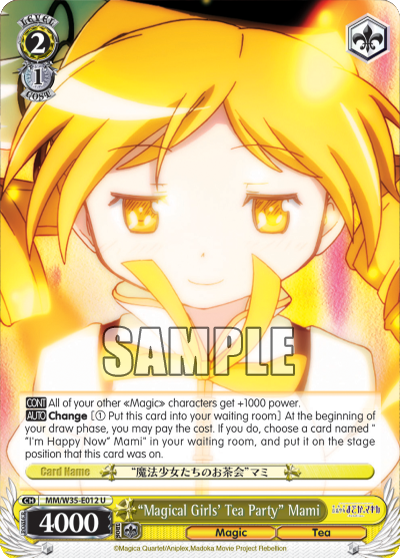 "Magical Girls' Tea Party" Mami - MM/W35-E012 - Uncommon available at 401 Games Canada