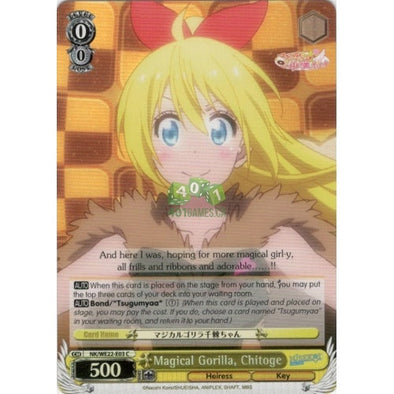 Magical Gorilla, Chitoge - NK-WE22-E03 - Common (Parallel Foil) available at 401 Games Canada