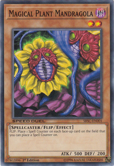 Magical Plant Mandragola - SBSC-EN001 - Common - 1st Edition available at 401 Games Canada