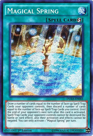 Magical Spring - DUEA-EN065 - Secret Rare - 1st Edition available at 401 Games Canada