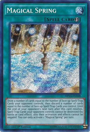 Magical Spring - MP15-EN108 - Secret Rare - 1st Edition available at 401 Games Canada