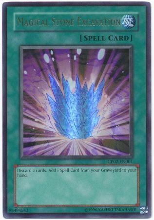 Magical Stone Excavation - CP02-EN001 - Ultra Rare available at 401 Games Canada