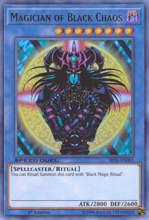 Magician of Black Chaos - SBTK-EN001 - Ultra Rare - 1st Edition available at 401 Games Canada