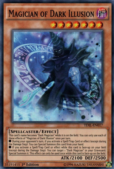 Magician of Dark Illusion - TDIL-EN017 - Super Rare - 1st Edition available at 401 Games Canada
