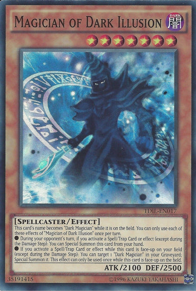 Magician of Dark Illusion - TDIL-EN017 - Super Rare - Unlimited available at 401 Games Canada