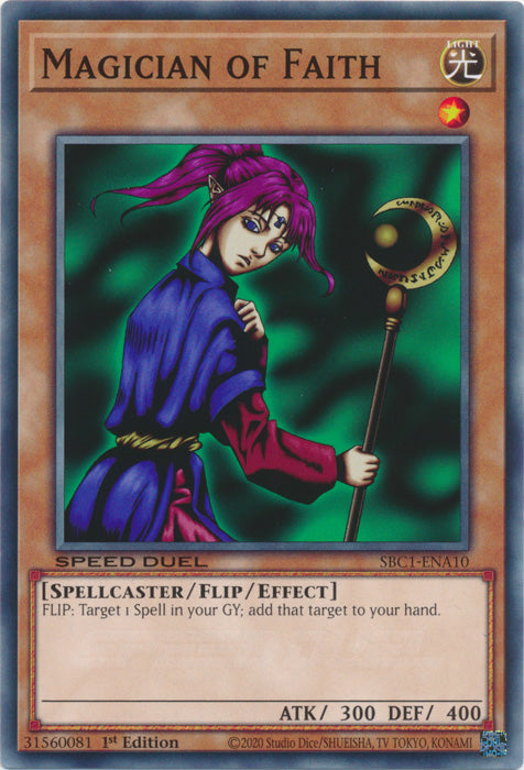 Magician of Faith (A) - SBC1-ENA10 - Common - 1st Edition available at 401 Games Canada
