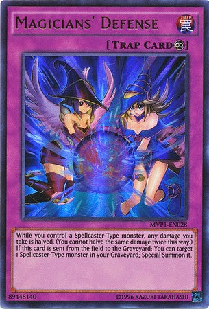 Magicians' Defense - MVP1-EN028 - Ultra Rare - Unlimited available at 401 Games Canada