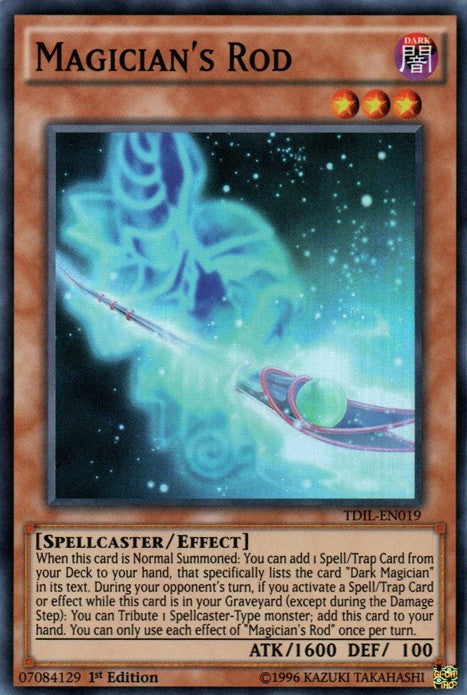 Magician's Rod - TDIL-EN019 - Super Rare - 1st Edition available at 401 Games Canada