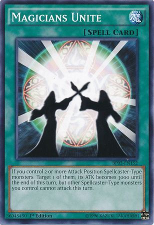 Magicians Unite (Shatterfoil) - BP03-EN152 - Shatterfoil Rare - 1st Edition available at 401 Games Canada