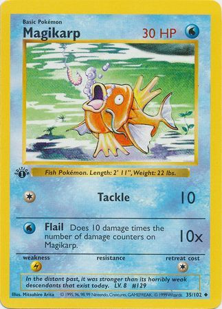 Magikarp - 35/102 - Uncommon - 1st Edition available at 401 Games Canada