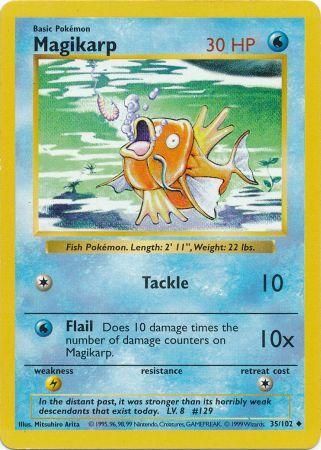 Magikarp - 35/102 - Uncommon - Shadowless available at 401 Games Canada