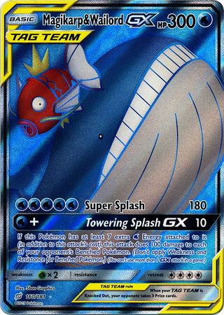 Magikarp & Wailord GX - 160/181 - Full Art Ultra Rare available at 401 Games Canada