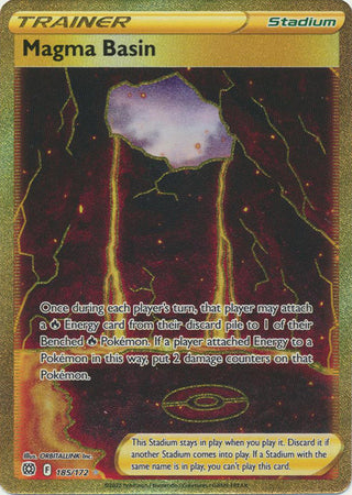 Magma Basin - 185/172 - Secret Rare available at 401 Games Canada