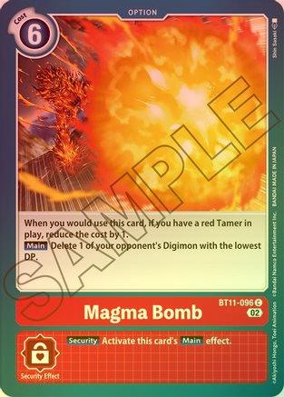 Magma Bomb (Foil) - BT11-096 - Common available at 401 Games Canada