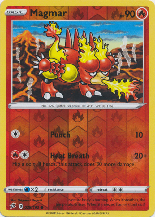 Magmar - 029/192 - Common - Reverse Holo available at 401 Games Canada