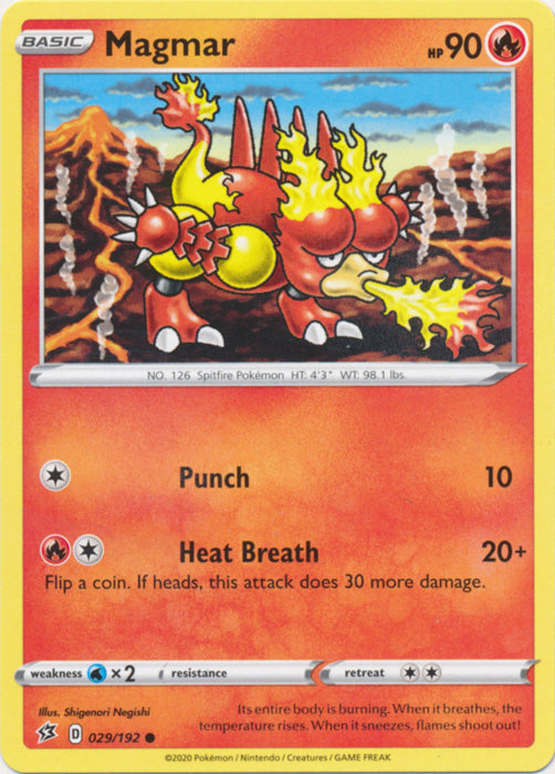 Magmar - 029/192 - Common available at 401 Games Canada