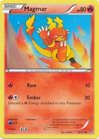 Magmar - 10/111 - Common available at 401 Games Canada