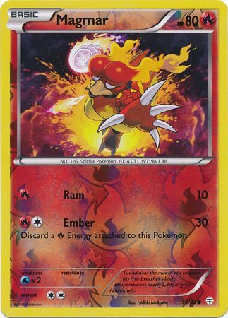 Magmar - 16/83 - Common - Reverse Holo available at 401 Games Canada