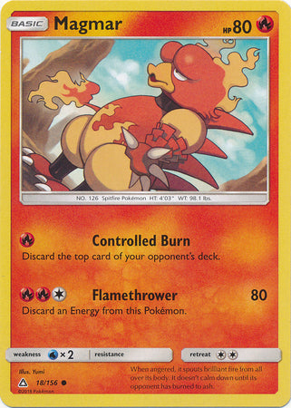 Magmar - 18/156 - Common available at 401 Games Canada