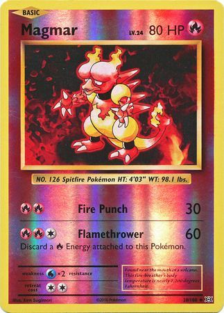 Magmar - 20/108 - Uncommon - Reverse Holo available at 401 Games Canada