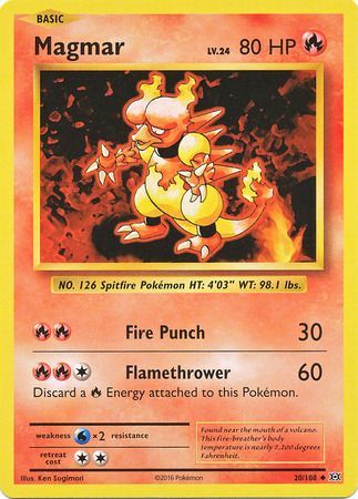 Magmar - 20/108 - Uncommon available at 401 Games Canada