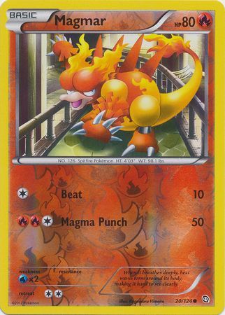 Magmar - 20/124 - Common - Reverse Holo available at 401 Games Canada