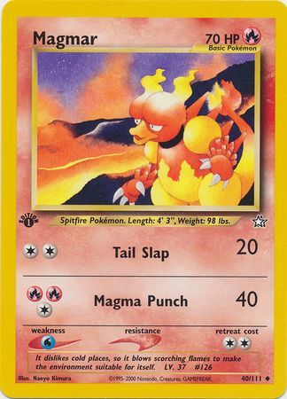 Magmar - 40/111 - Uncommon - 1st Edition available at 401 Games Canada